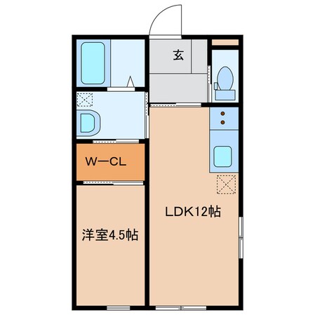 BOX-M EASTの物件間取画像